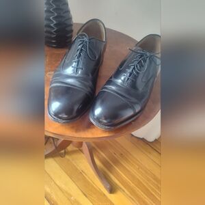 Johnston & Murphy Black Optima Lace-Up Oxfords
